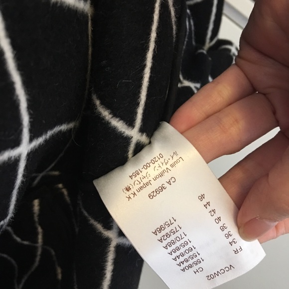 LOUIS VUITTON DOUBLE BREASTED COAT sz M - Picture 3 of 8